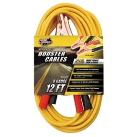 Nextgen 8 Gauge Medium Duty Battery Booster Cables with 200 Amp Clamps - 12 ft. NE3538900